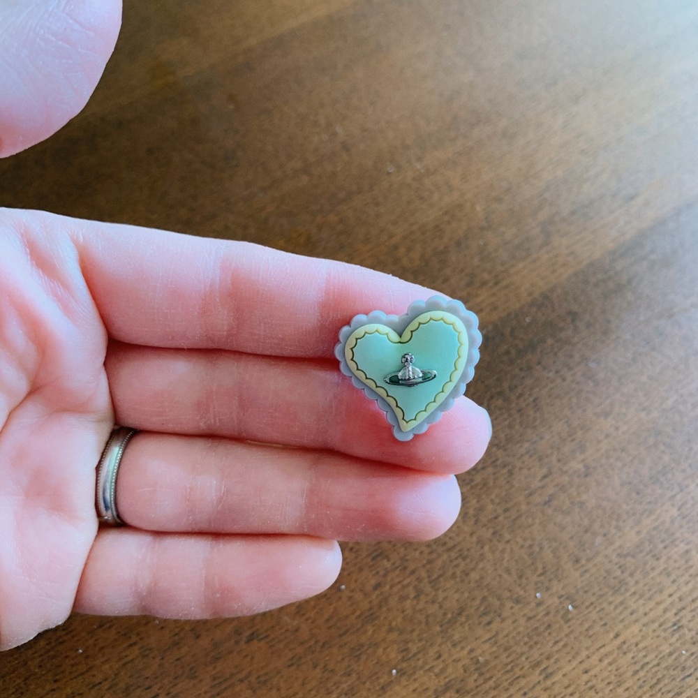 Vivienne westwood rubber heart earting - Picture 7 of 7